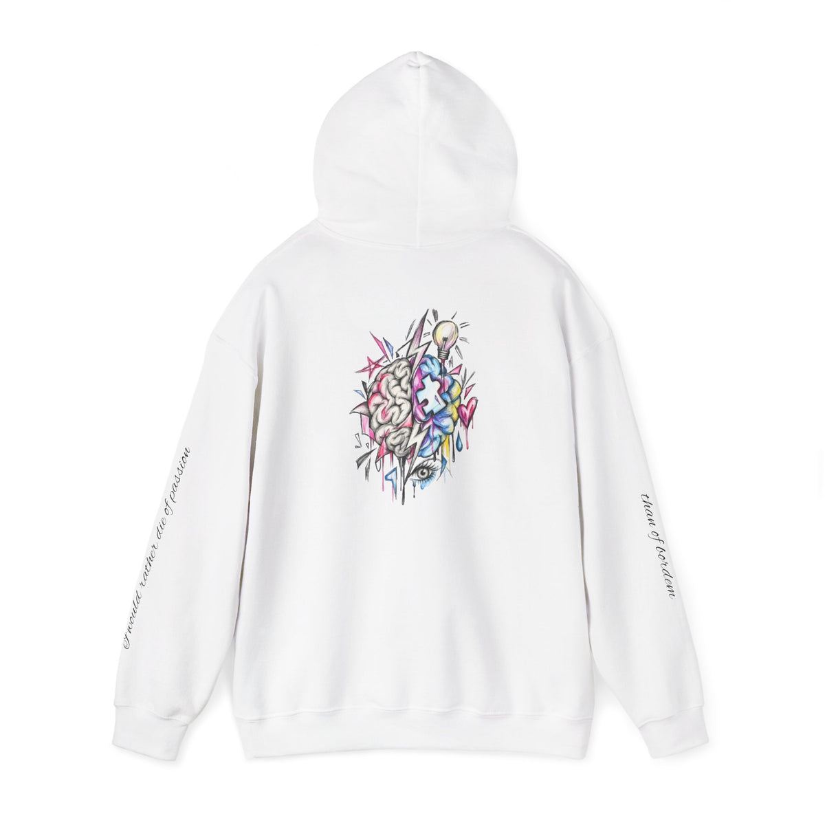 'Love Me' Heart & Skull Horror Floral Hoodie