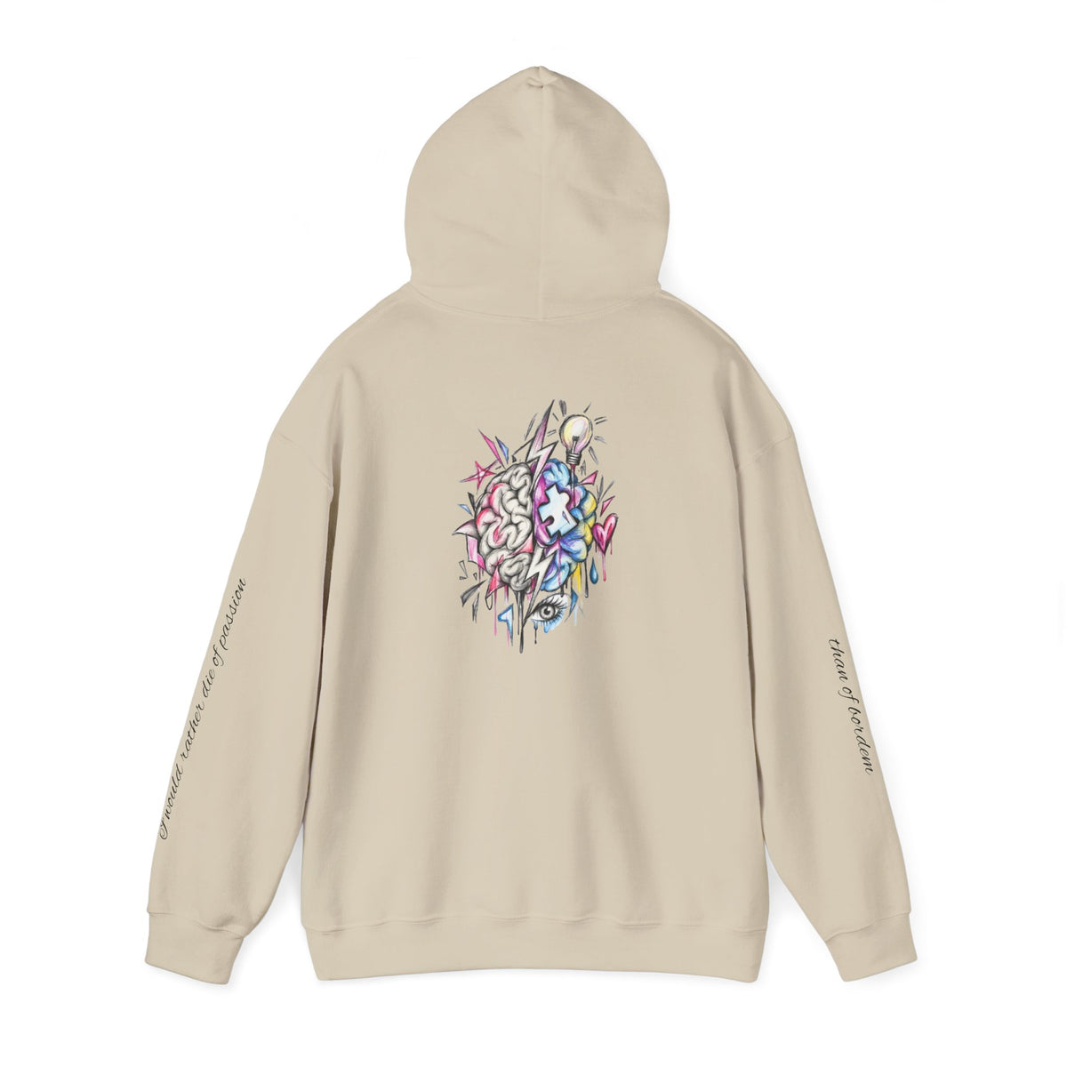'Love Me' Heart & Skull Horror Floral Hoodie
