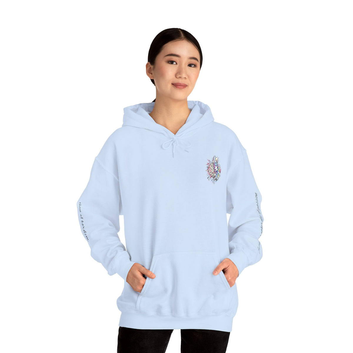'Love Me' Heart & Skull Horror Floral Hoodie