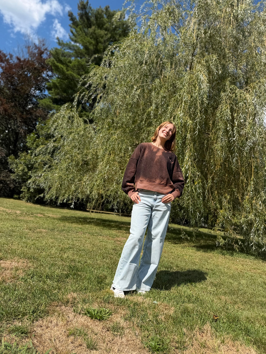Hand Painted HTTYD Crewneck – How to Train Your Dragon Bleach Dye Sweatshirt, Unique Fan Gift, One-of-a-Kind Wearable Art