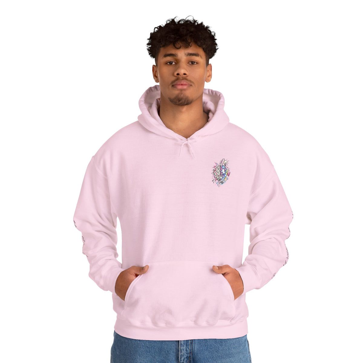 'Love Me' Heart & Skull Horror Floral Hoodie