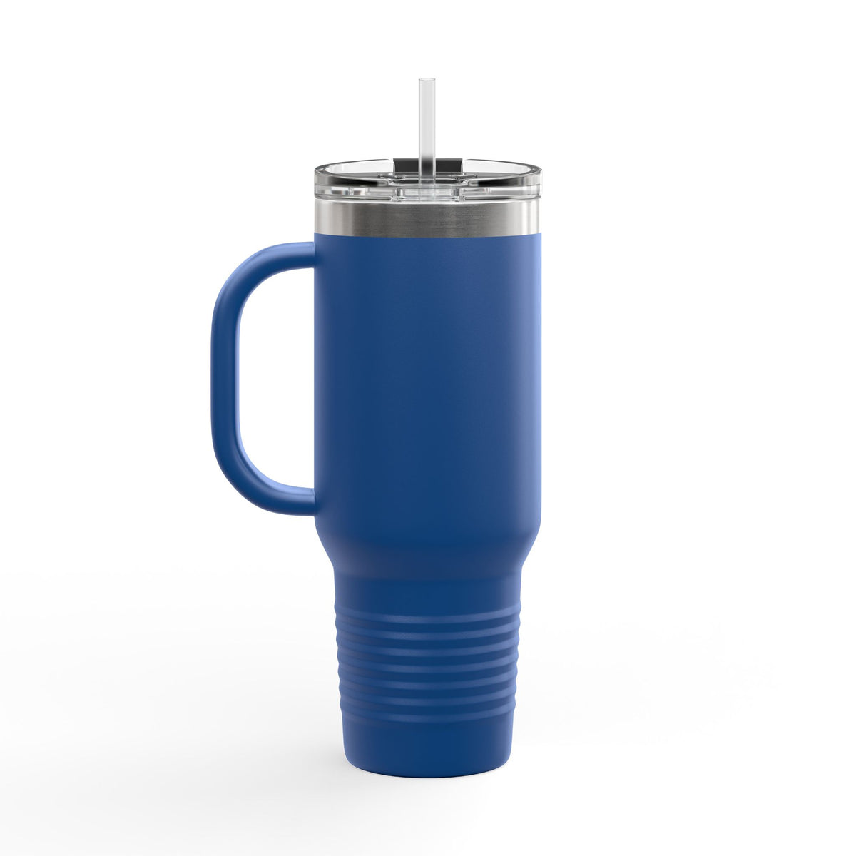 40oz Insulated Travel Mug — Rose & Skeleton Hand Floral Design