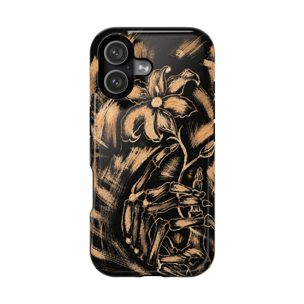 Floral Sketch Magnetic Impact-Resistant Phone Case