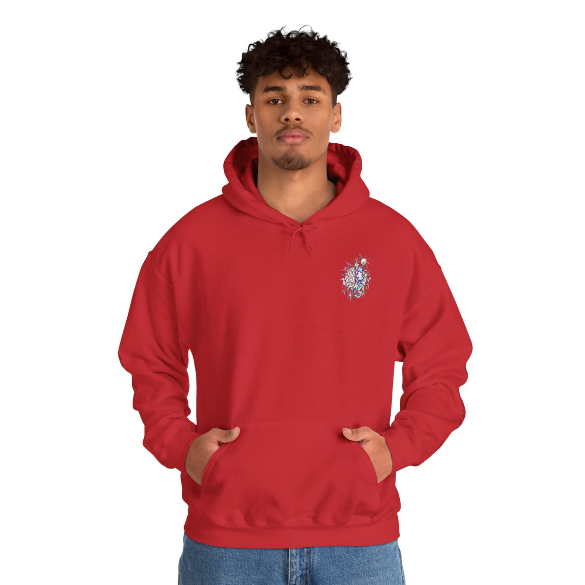 'Love Me' Heart & Skull Horror Floral Hoodie
