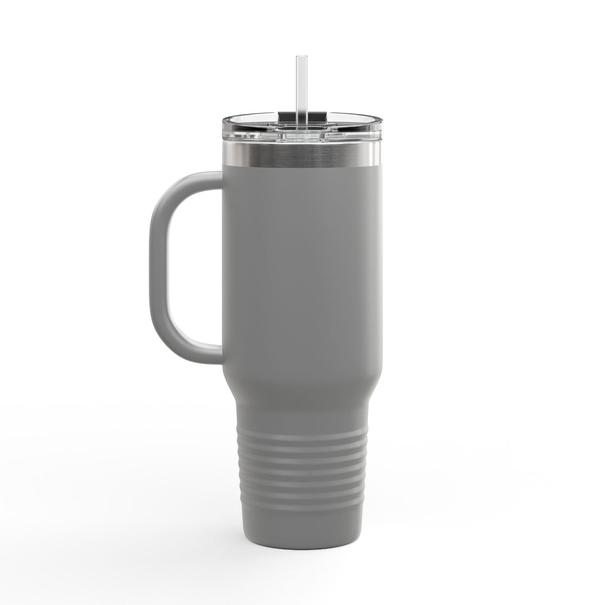 40oz Insulated Travel Mug — Rose & Skeleton Hand Floral Design