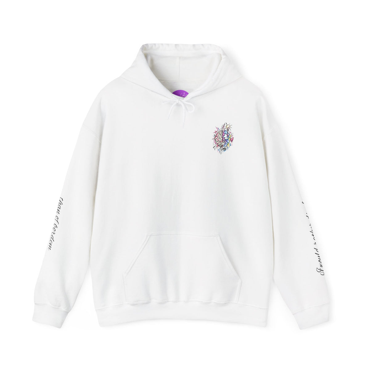 'Love Me' Heart & Skull Horror Floral Hoodie