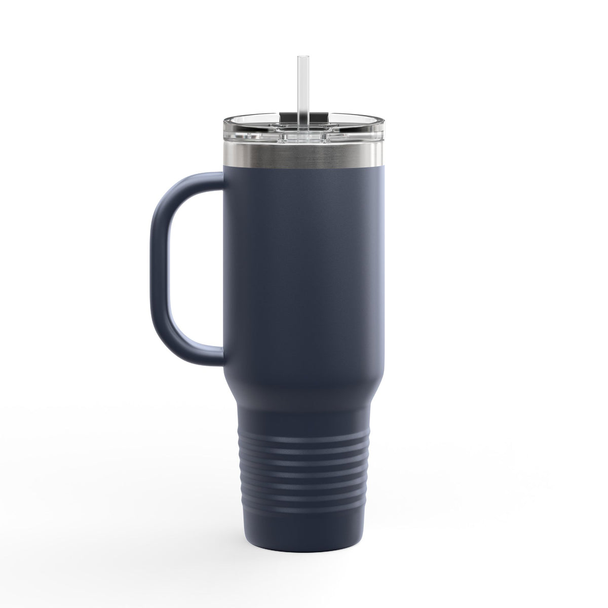 40oz Insulated Travel Mug — Rose & Skeleton Hand Floral Design
