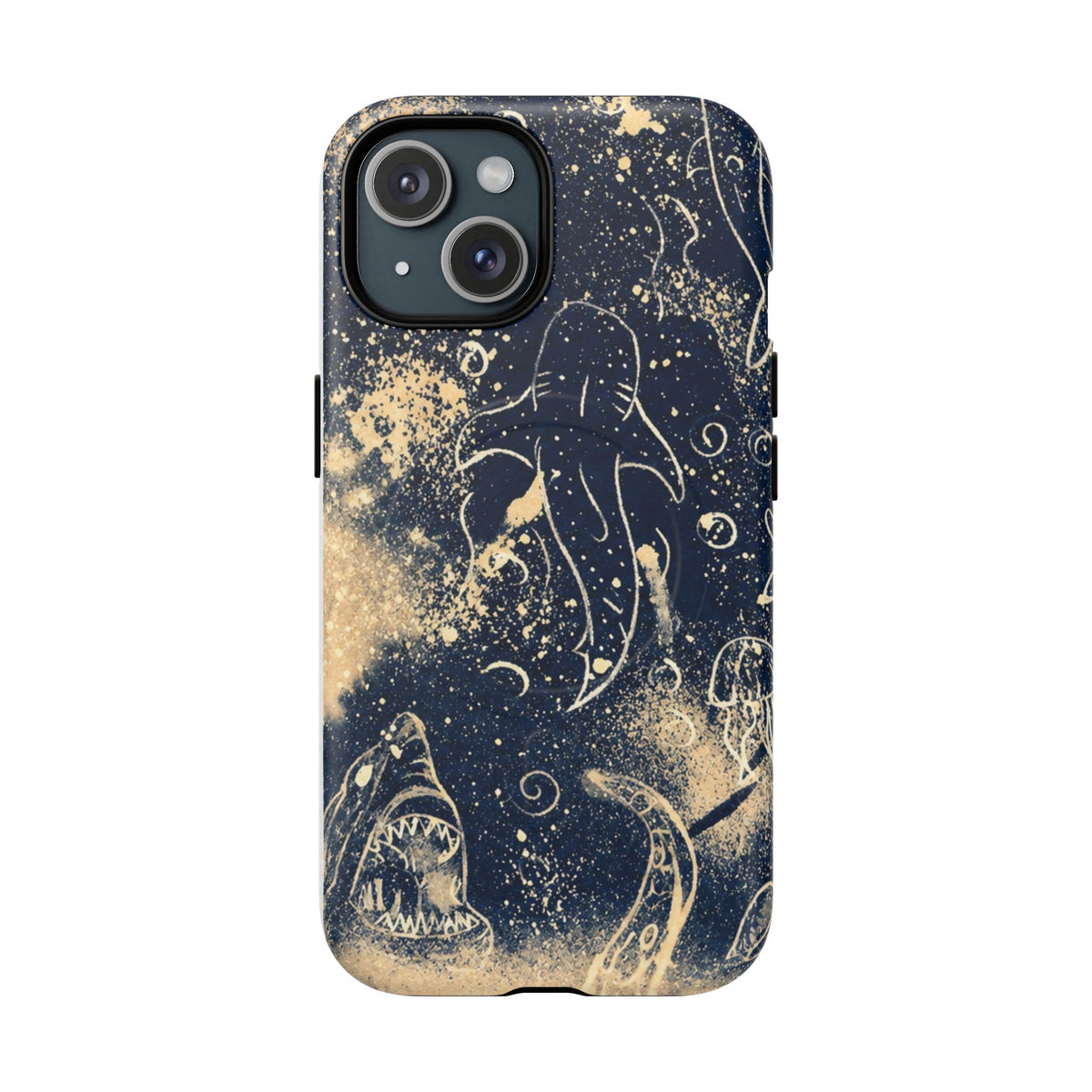 Shark Ocean Art Magnetic Phone Case — Tough Protective iPhone Cover