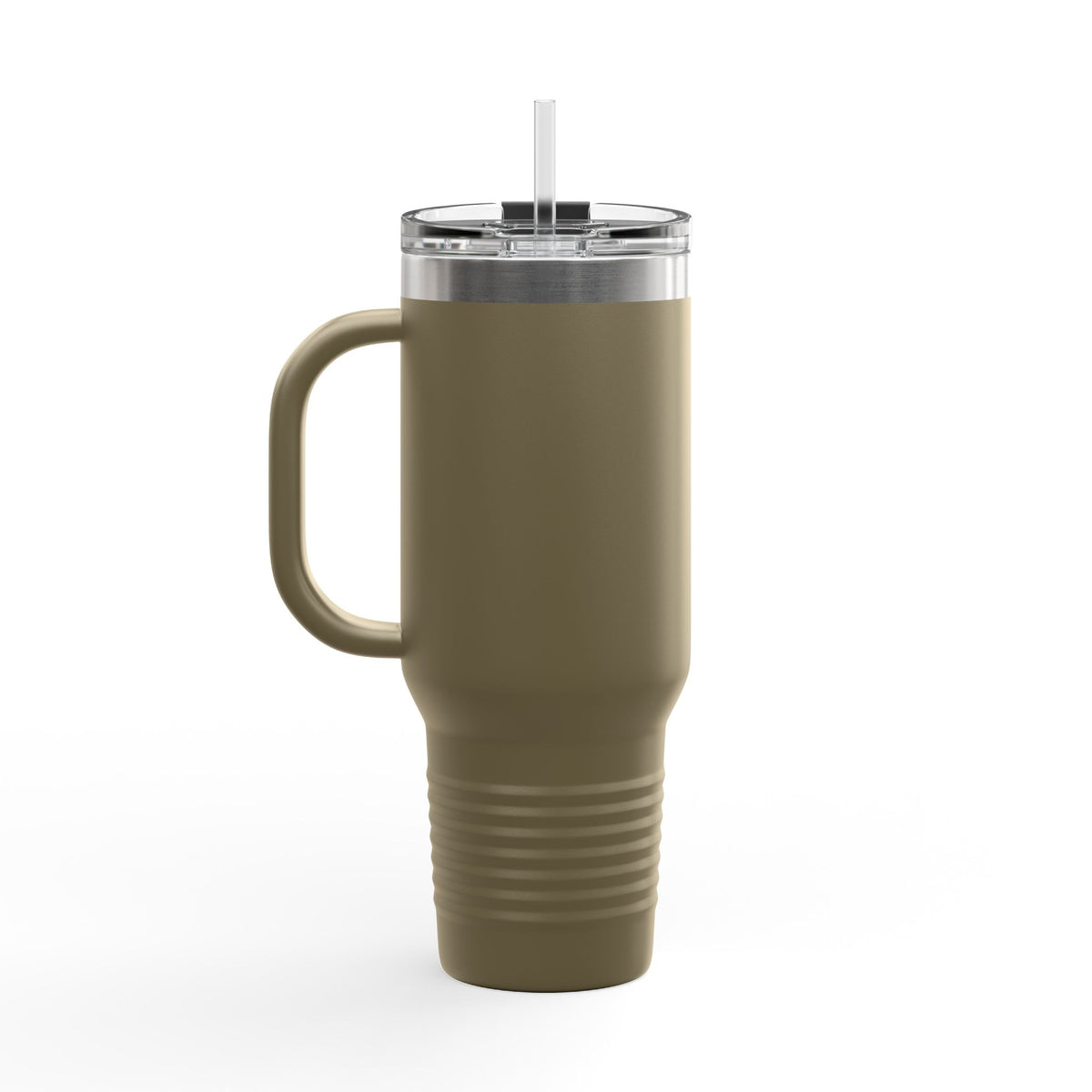 40oz Insulated Travel Mug — Rose & Skeleton Hand Floral Design