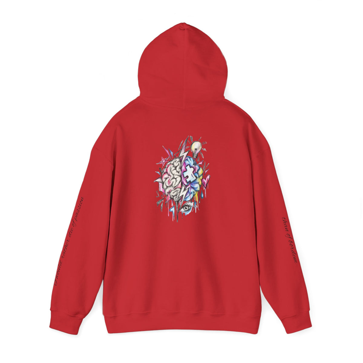 'Love Me' Heart & Skull Horror Floral Hoodie