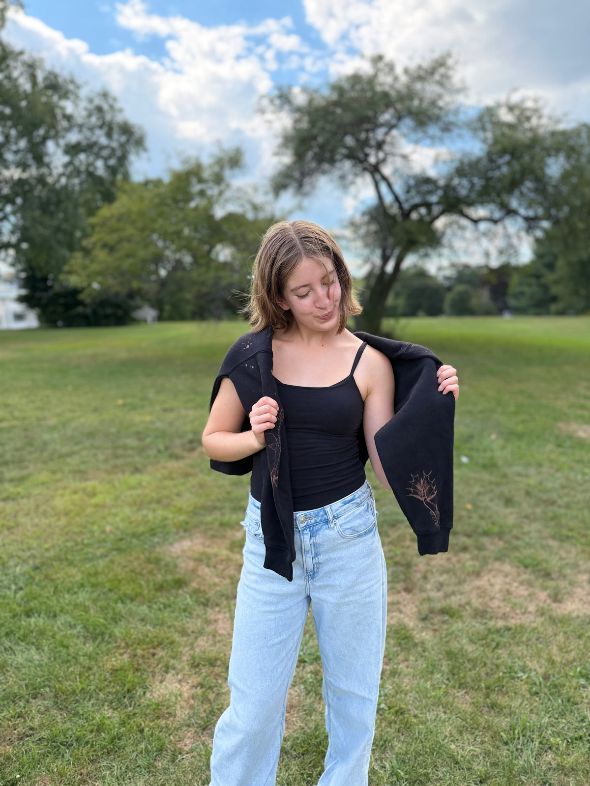Hand Painted HTTYD Hoodie – Toothless Bleach Dye Sweatshirt, Unique Dragon Fan Gift, One-of-a-Kind Wearable Art