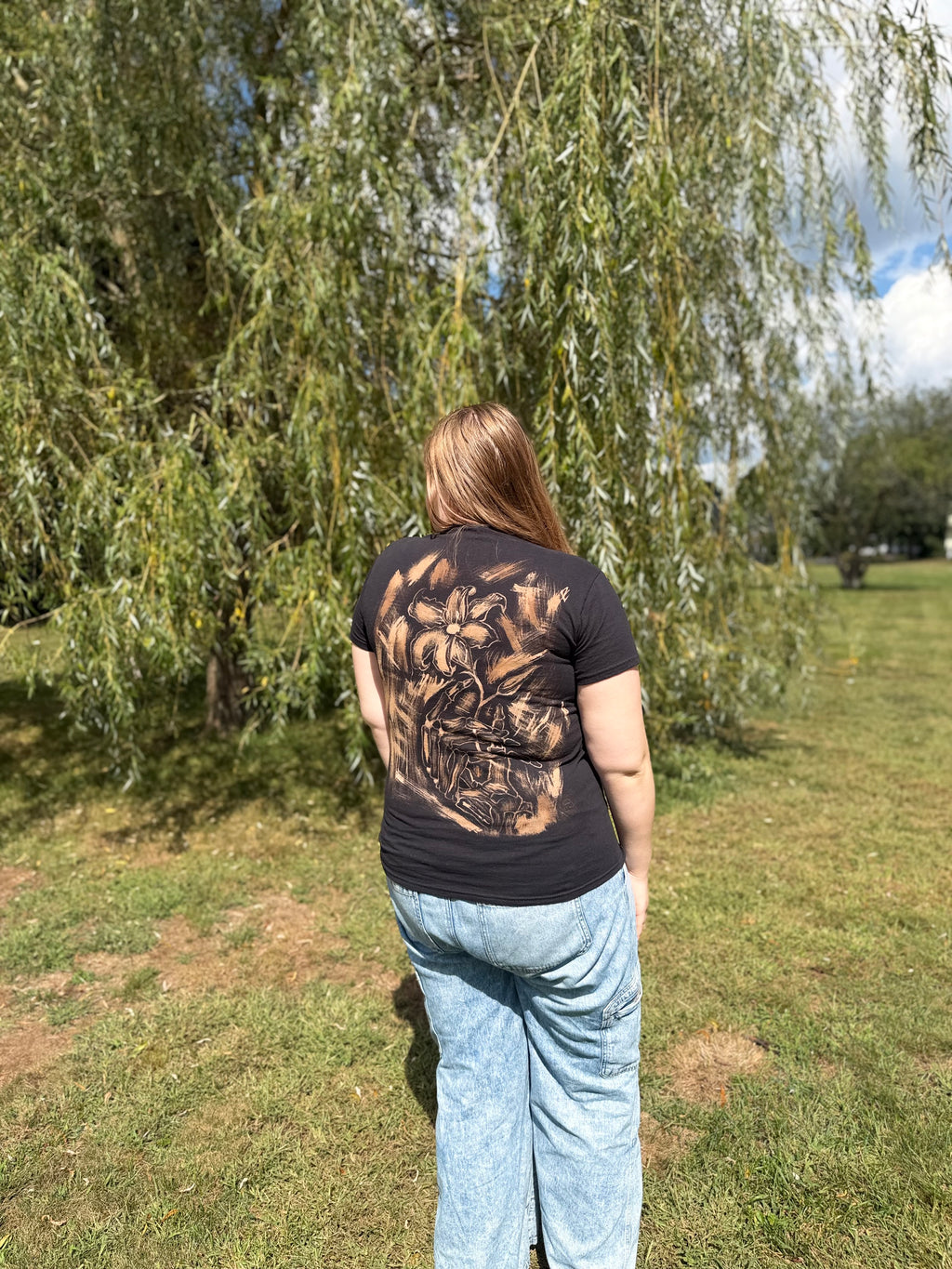 Custom Hand Painted T-Shirt – Personalized Wearable Art, Unique Gift Idea, Original Painted Tee Made Just for You