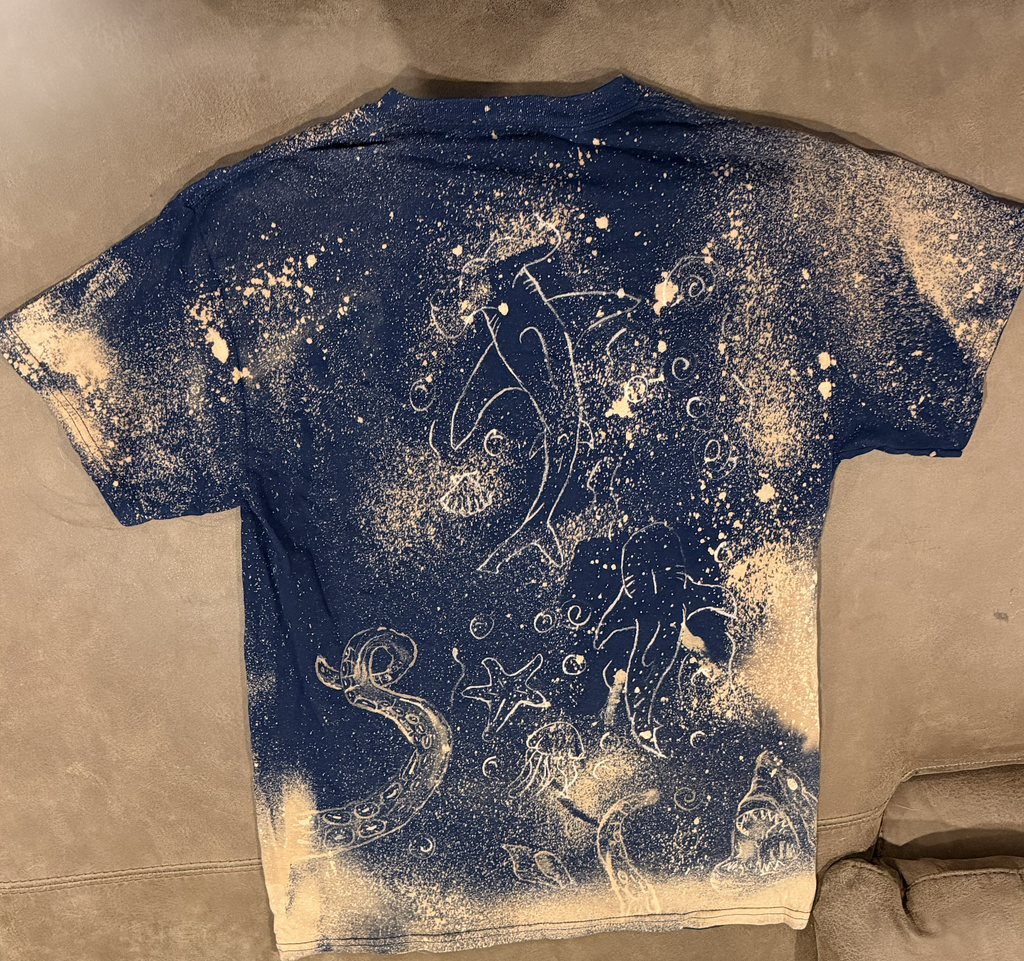 Hand Painted Sea Creatures T-Shirt