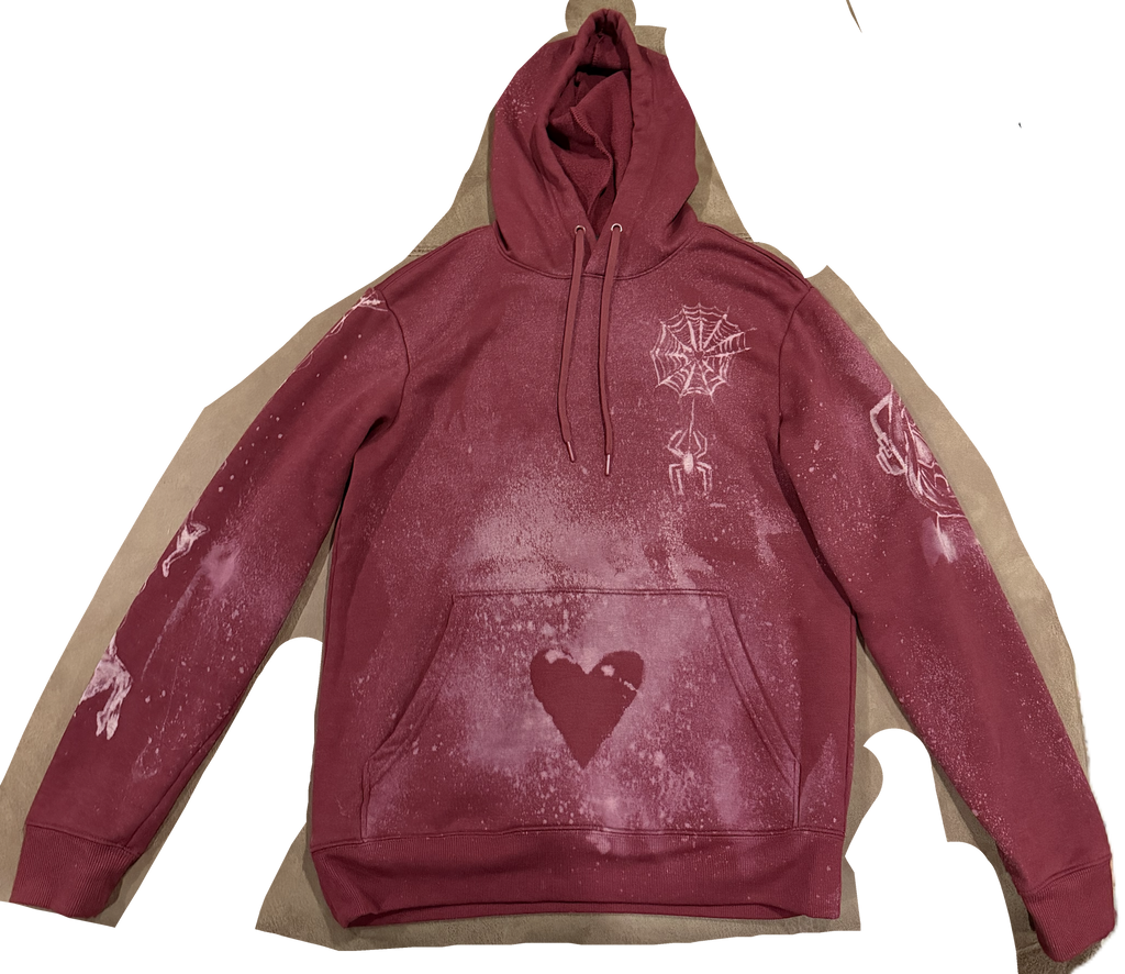 Hand Painted Spider-Man Hoodie