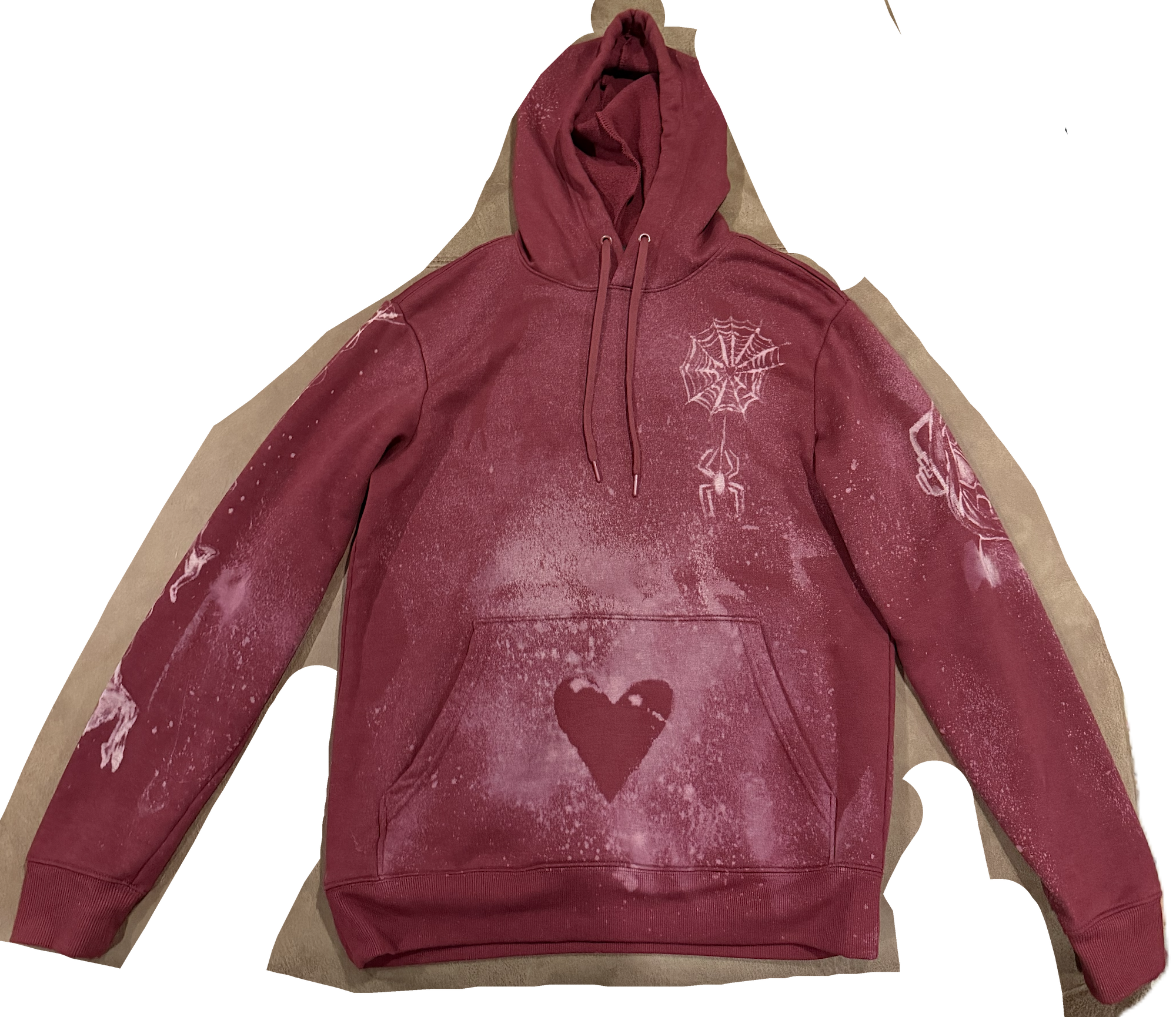 Hand Painted Spider-Man Hoodie