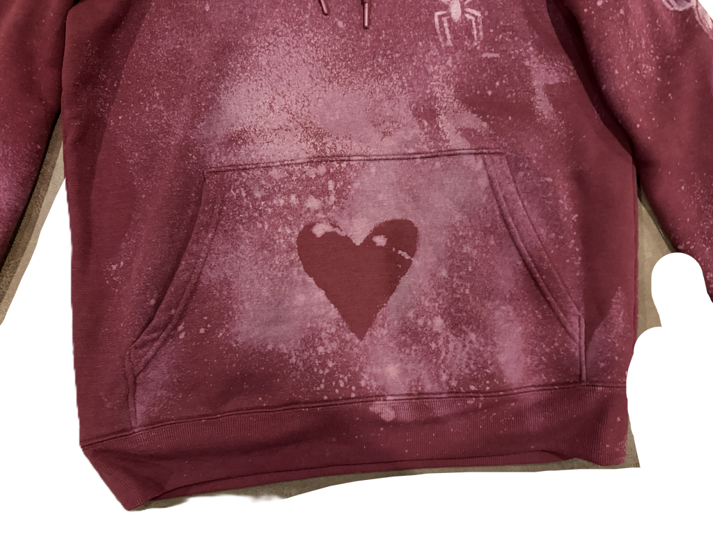 Hand Painted Spider-Man Hoodie